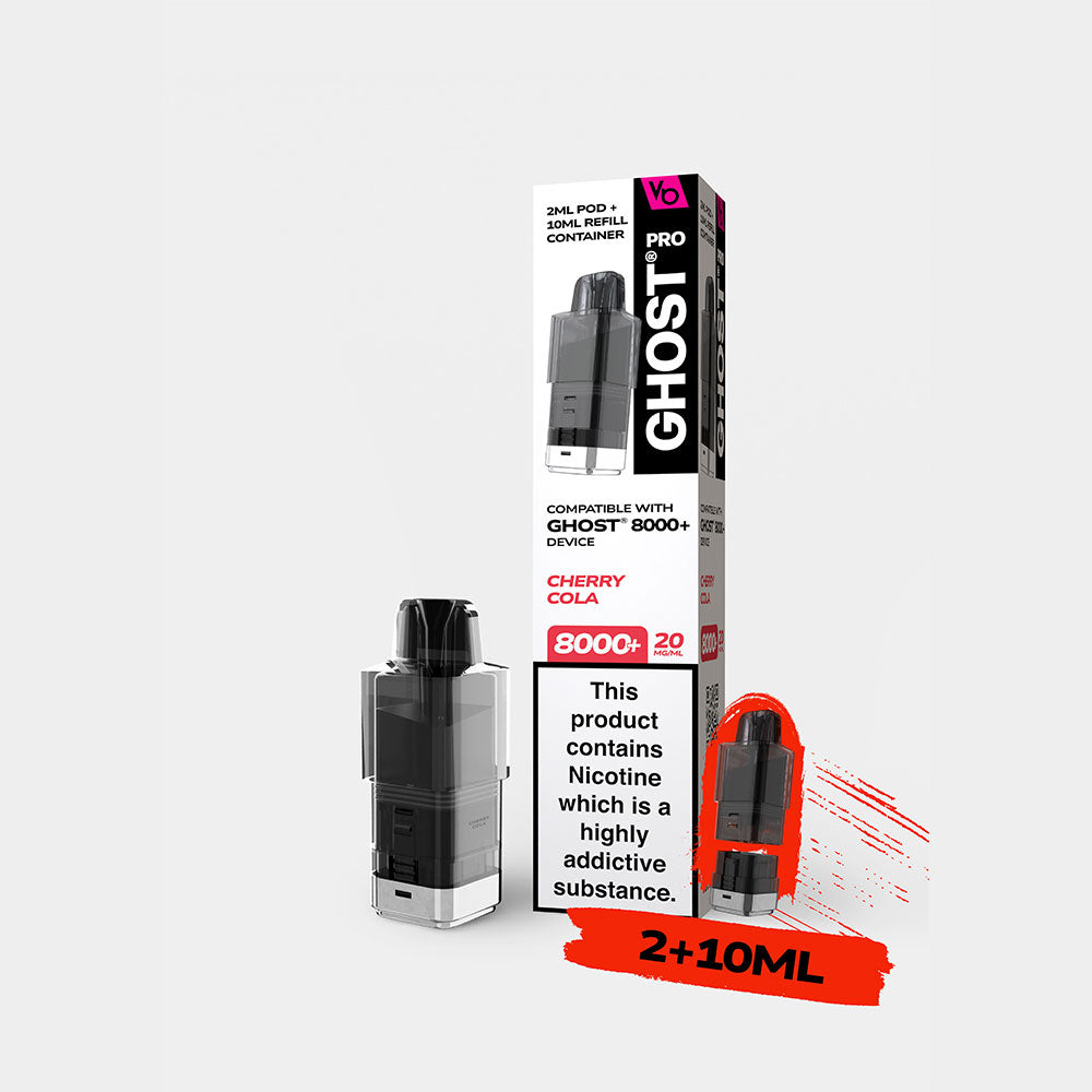 Vapes Bars Ghost Pro 8000 Plus Prefilled Pods