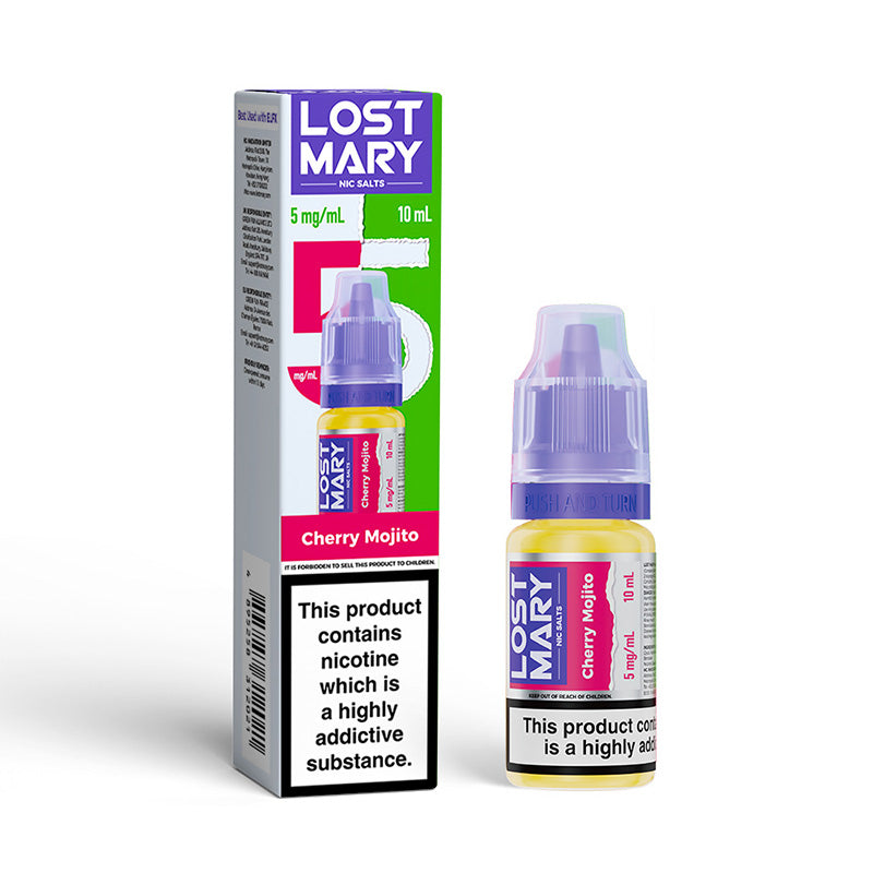 LOST MARY Nic Salts 5mg E-Liquid 10ml