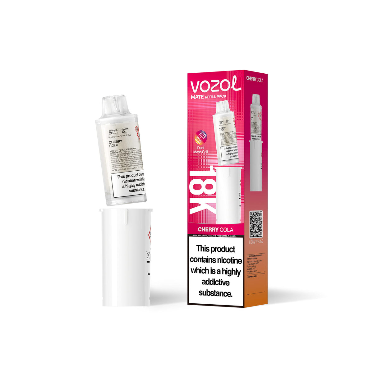 VOZOL MATE 18K Prefilled Pods