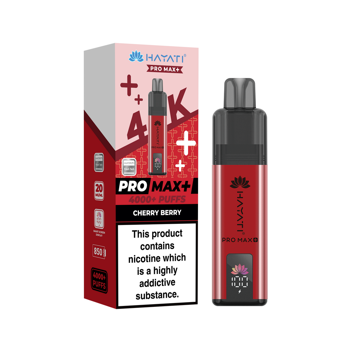 Hayati Pro Max+ 4K Prefilled Pod Kit - 20mg