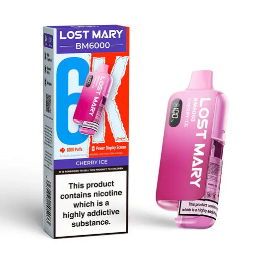 Lost Mary BM6000 Refillable Kit 20MG Cherry Ice