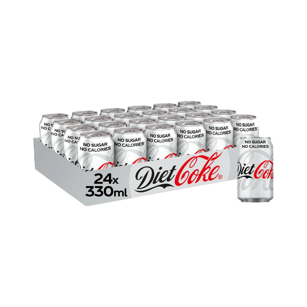 Diet Coke Zero Sugar 330ml Can pack of 24