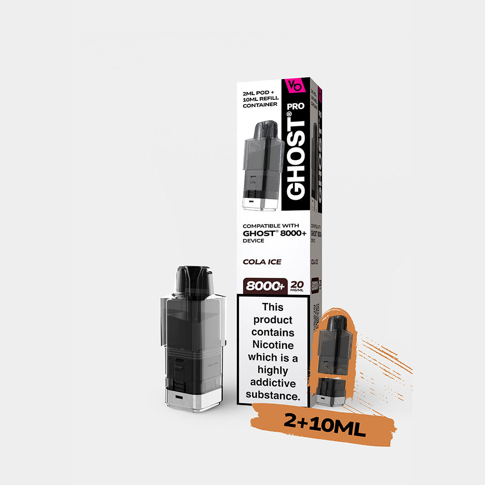 Vapes Bars Ghost Pro 8000 Plus Prefilled Pods