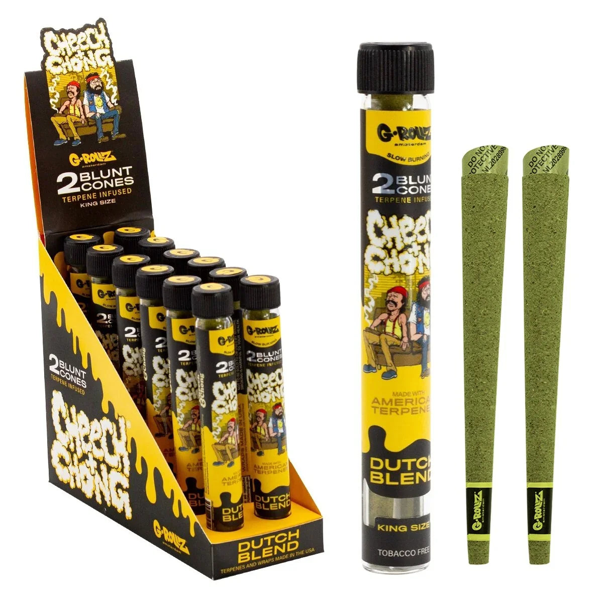G.ROLLZ - Cheech & Chong Herbal Blunt Cones [12x2]