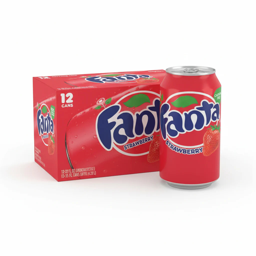 Fanta Soft Drink Can 355ml - 12 Pack