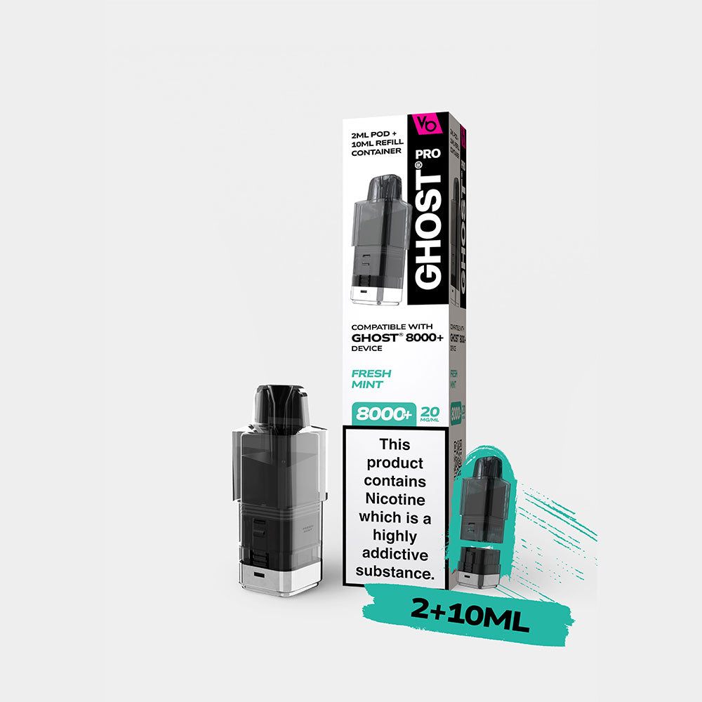 Vapes Bars Ghost Pro 8000 Plus Prefilled Pods