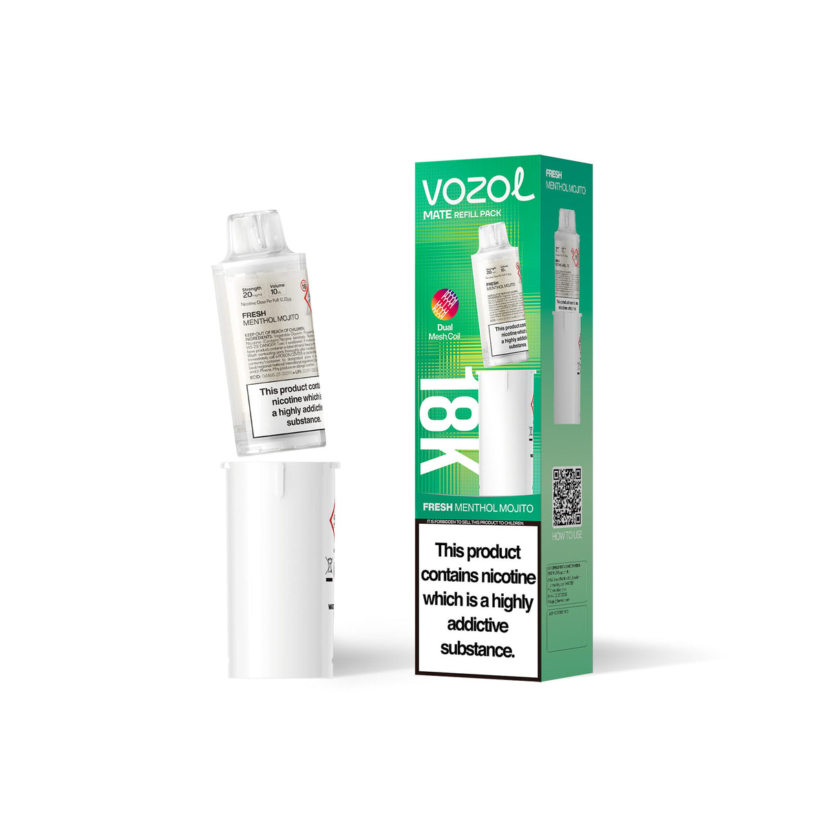 VOZOL MATE 18K Prefilled Pods