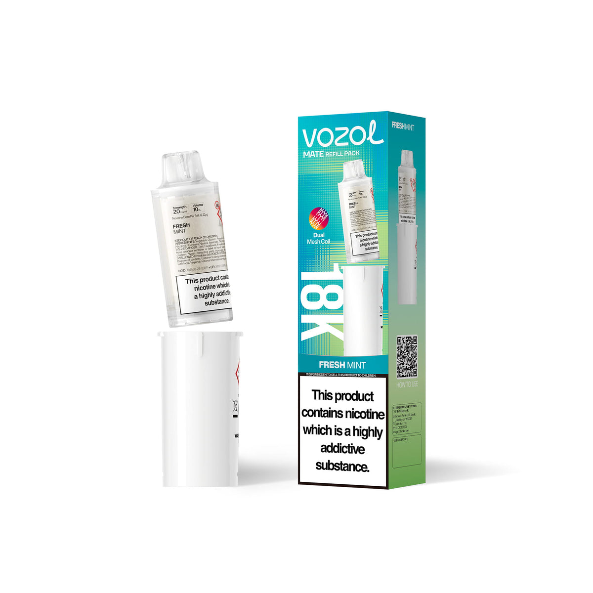 VOZOL MATE 18K Prefilled Pods