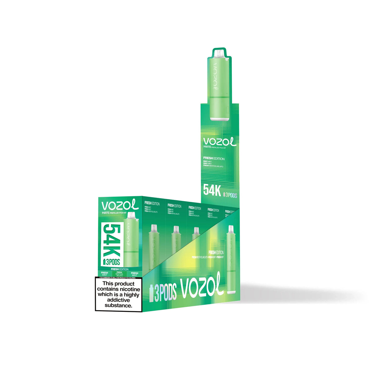 VOZOL MATE 54K Prefilled Pod Vape Kit