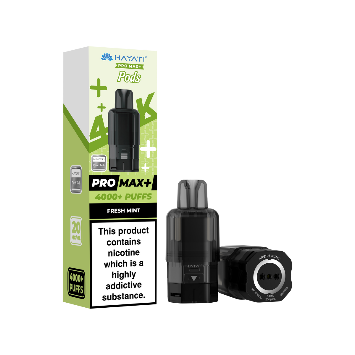 Hayati Pro Max+ 4K Prefilled Pods - 20mg