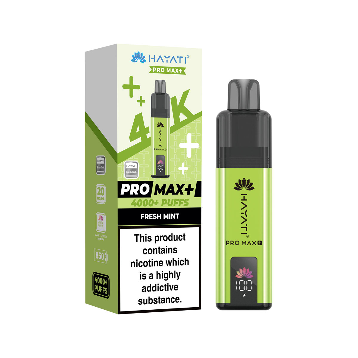 Hayati Pro Max+ 4K Prefilled Pod Kit - 20mg