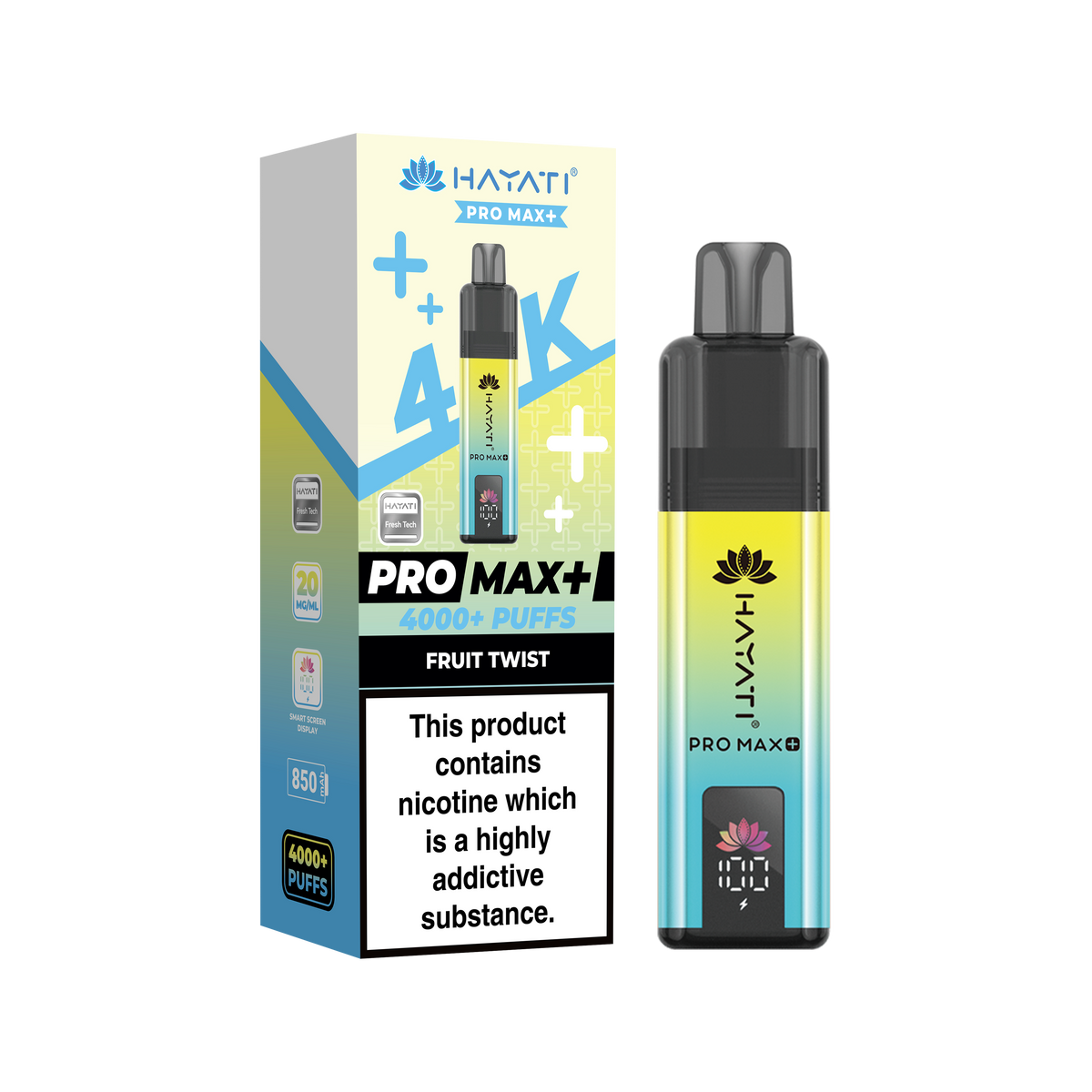 Hayati Pro Max+ 4K Prefilled Pod Kit - 20mg