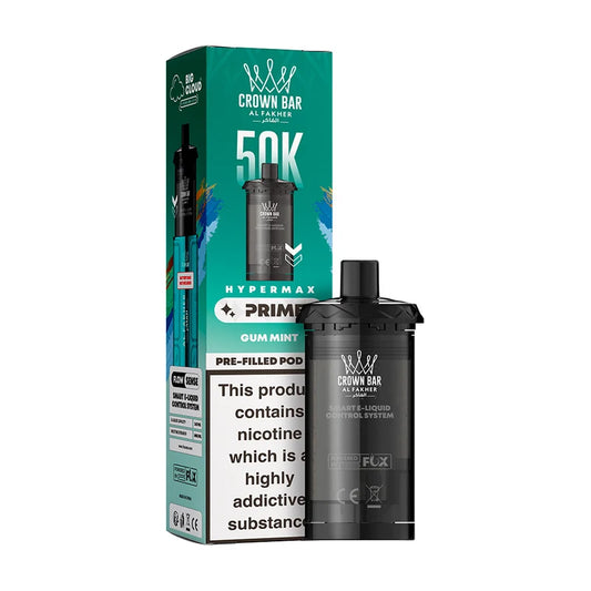 Al Fakher 50K Gum Mint Hypermax Prime Prefilled Pod