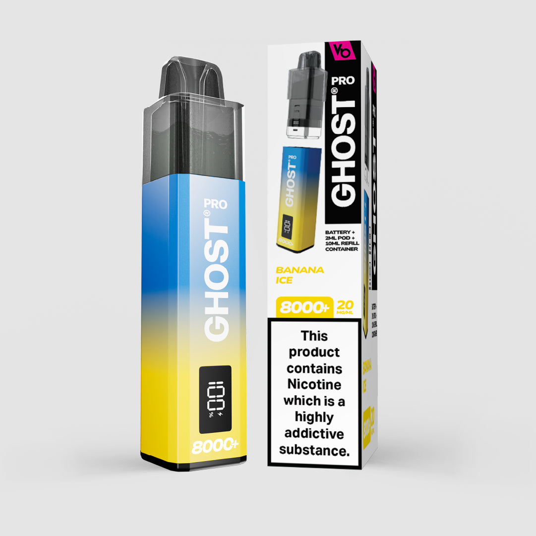 Vapes Bars Ghost Pro 8000 Plus Prefilled Pod Kit
