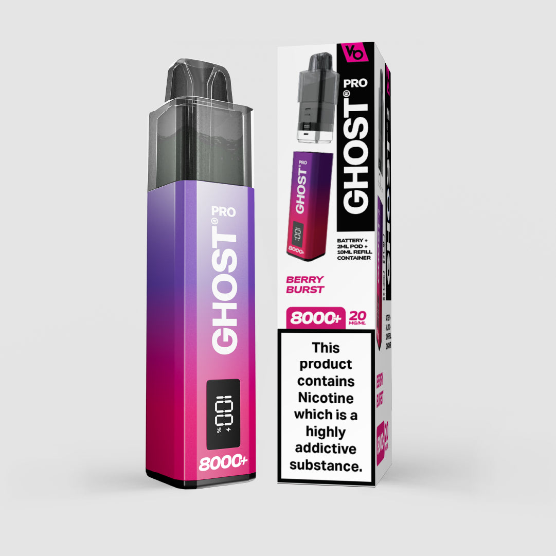 Vapes Bars Ghost Pro 8000 Plus Prefilled Pod Kit