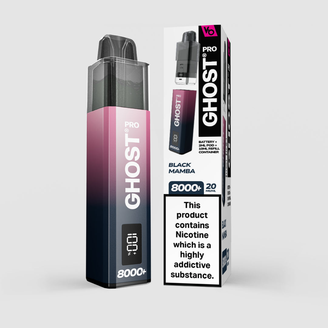 Vapes Bars Ghost Pro 8000 Plus Prefilled Pod Kit