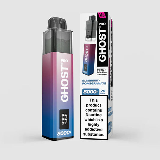 Vapes Bars Ghost Pro 8000 Plus Prefilled Pod Kit