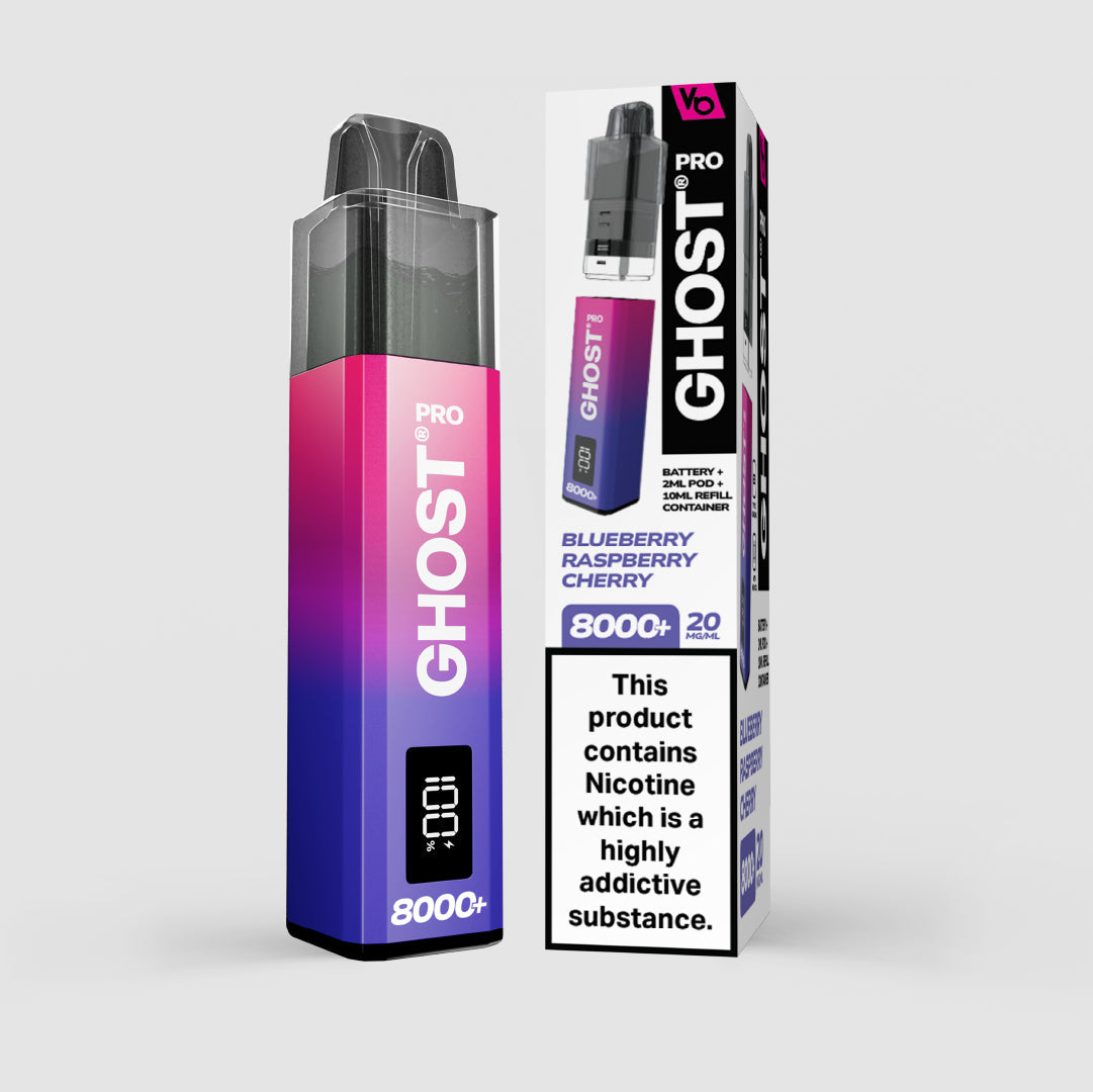 Vapes Bars Ghost Pro 8000 Plus Prefilled Pod Kit