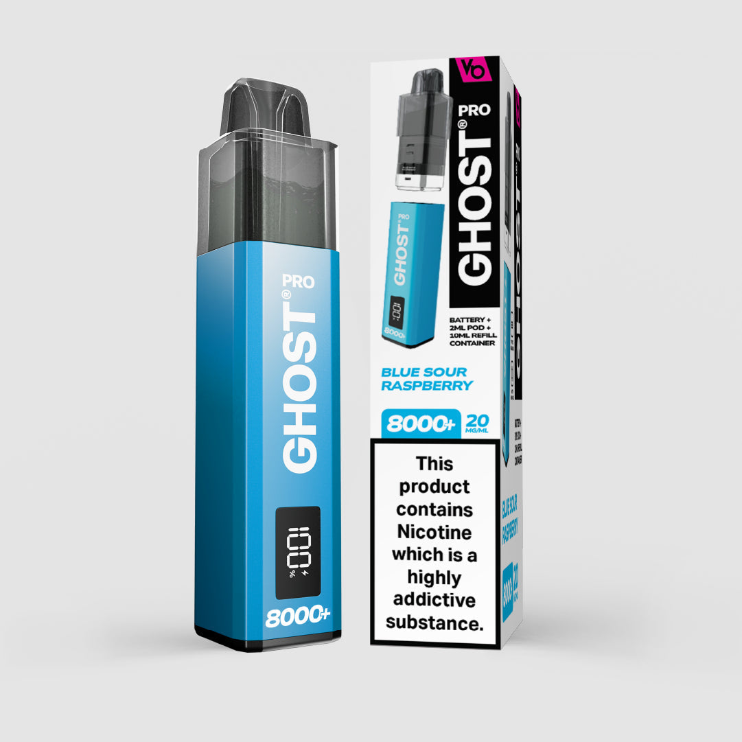 Vapes Bars Ghost Pro 8000 Plus Prefilled Pod Kit