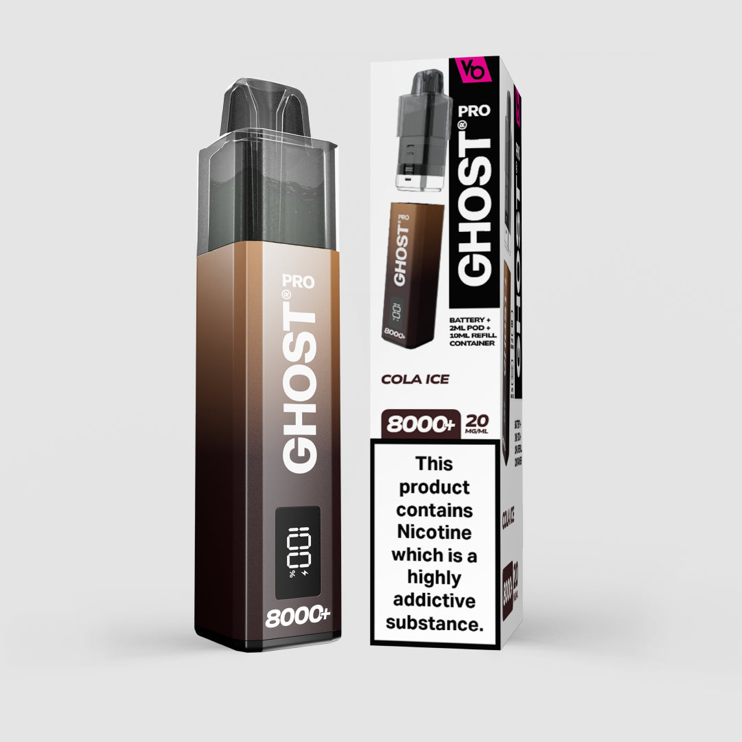 Vapes Bars Ghost Pro 8000 Plus Prefilled Pod Kit
