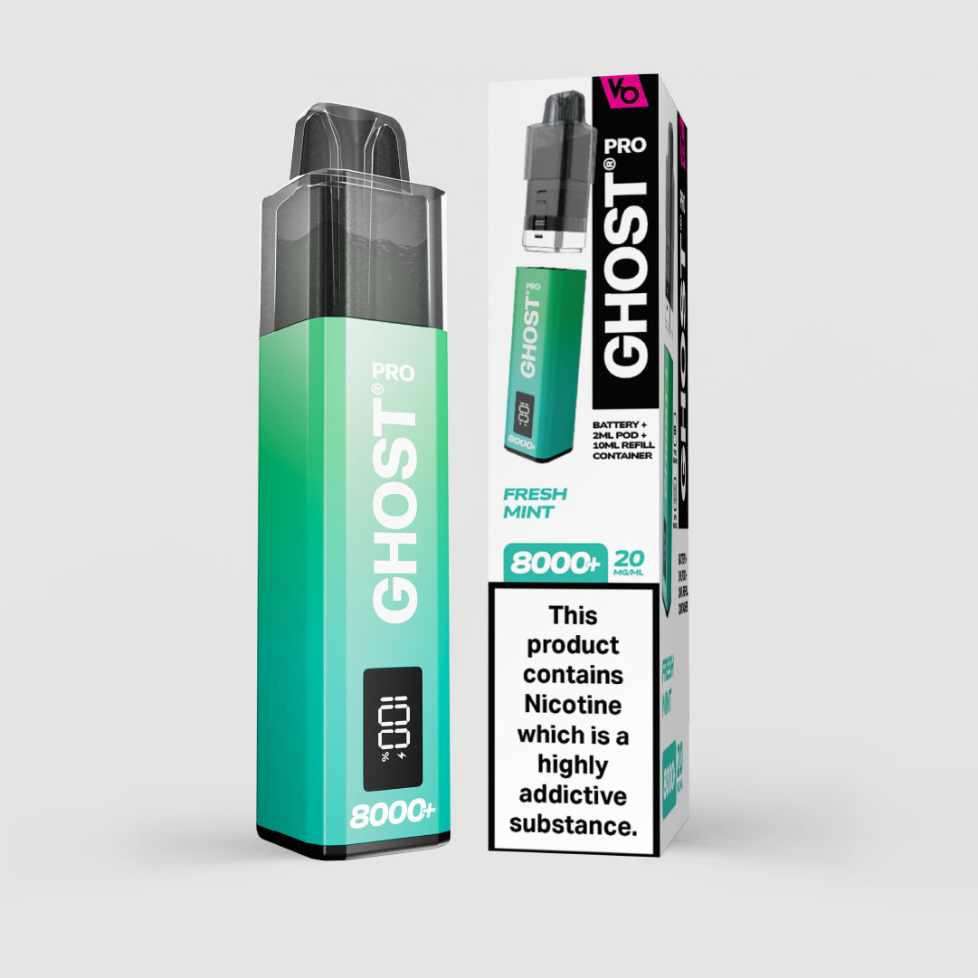 Vapes Bars Ghost Pro 8000 Plus Prefilled Pod Kit