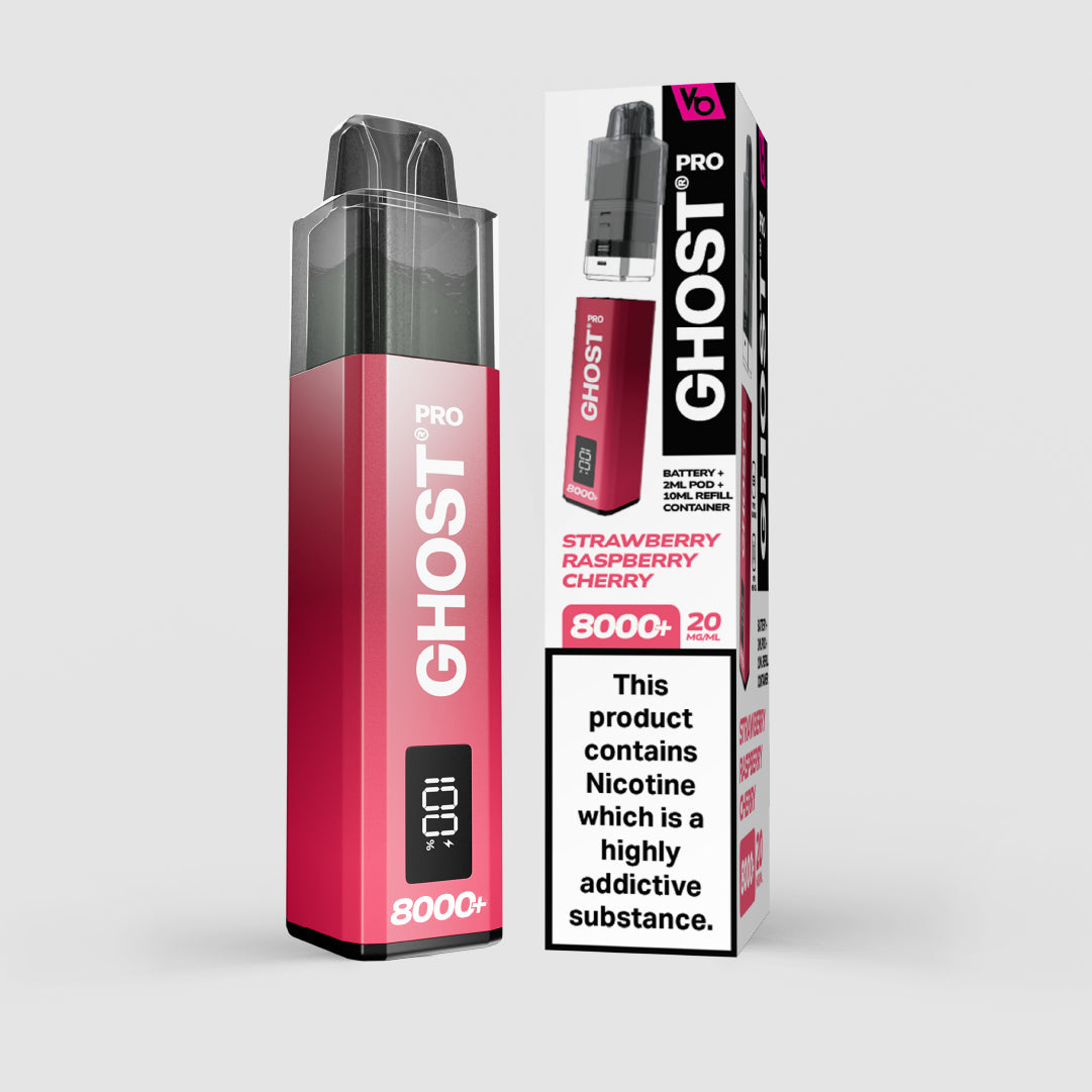 Vapes Bars Ghost Pro 8000 Plus Prefilled Pod Kit