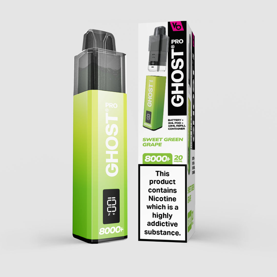 Vapes Bars Ghost Pro 8000 Plus Prefilled Pod Kit