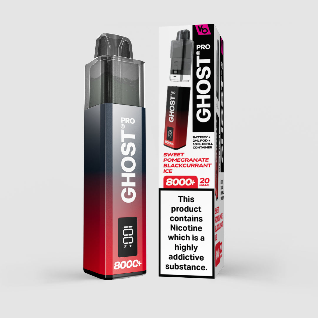 Vapes Bars Ghost Pro 8000 Plus Prefilled Pod Kit