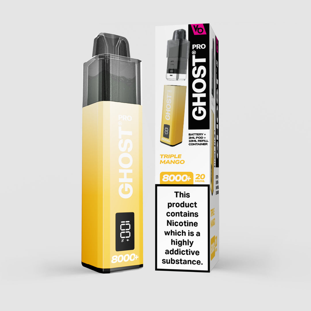 Vapes Bars Ghost Pro 8000 Plus Prefilled Pod Kit