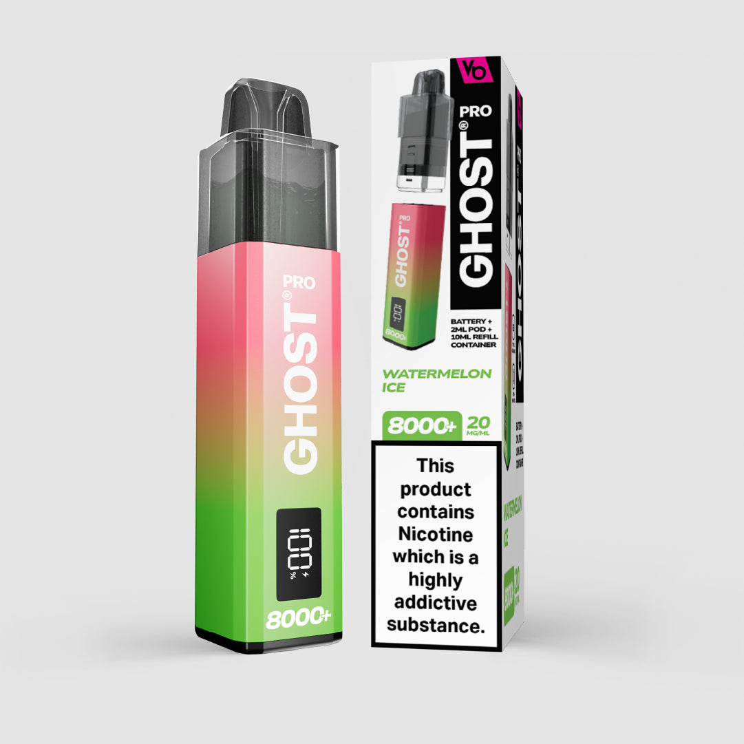 Vapes Bars Ghost Pro 8000 Plus Prefilled Pod Kit