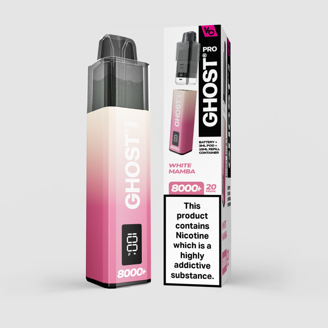 Vapes Bars Ghost Pro 8000 Plus Prefilled Pod Kit
