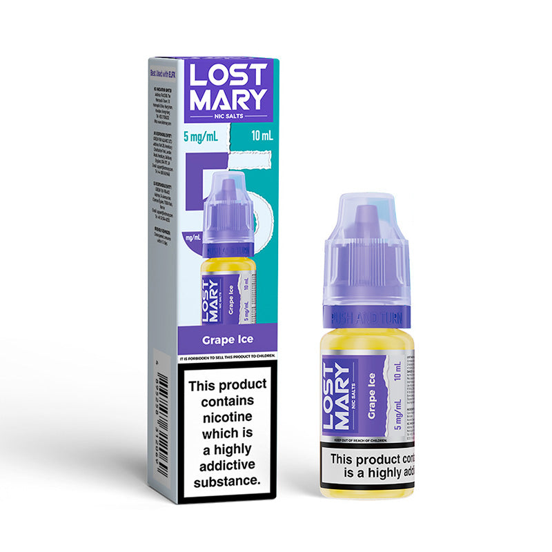LOST MARY Nic Salts 5mg E-Liquid 10ml