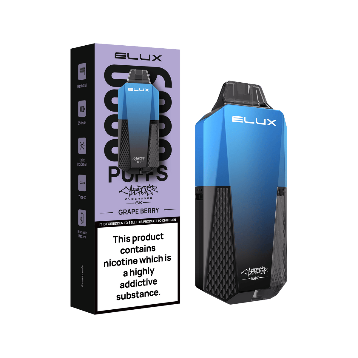 ELUX Cyberover 6K Prefilled Pod Kit