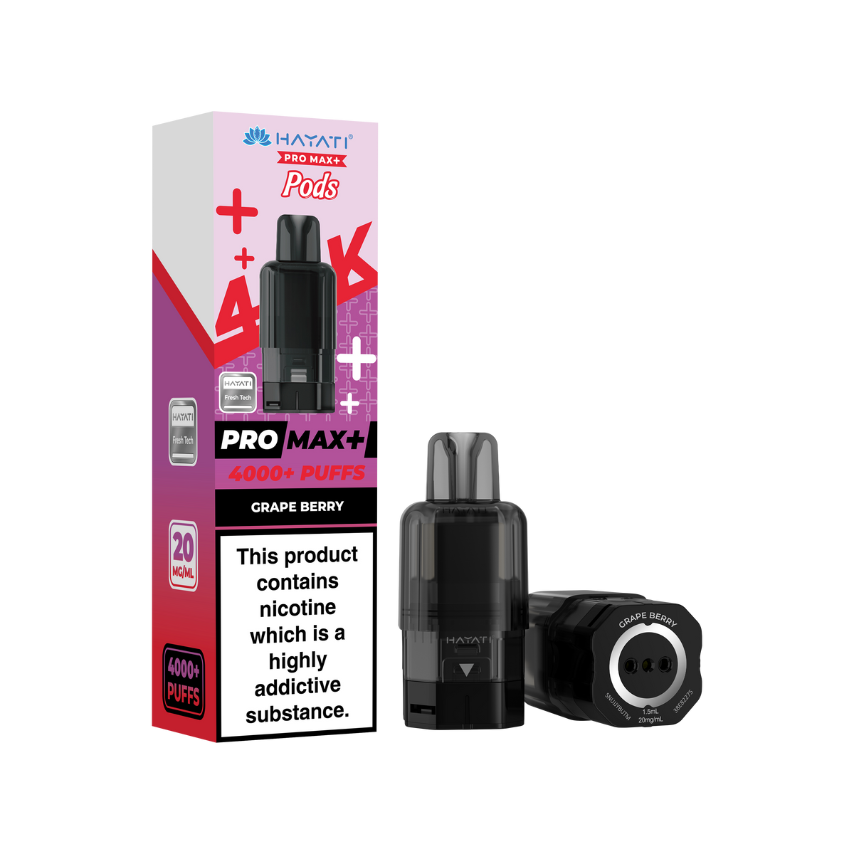 Hayati Pro Max+ 4K Prefilled Pods - 20mg