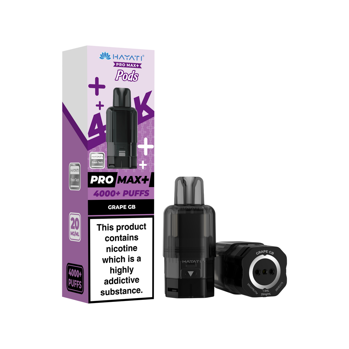 Hayati Pro Max+ 4K Prefilled Pods - 20mg