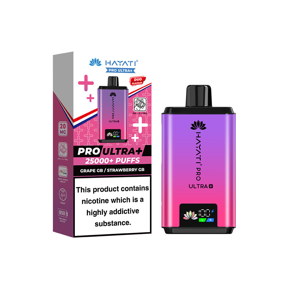 Hayati Pro Ultra Plus 25000 Prefilled Pod Kit | Dual Flavours