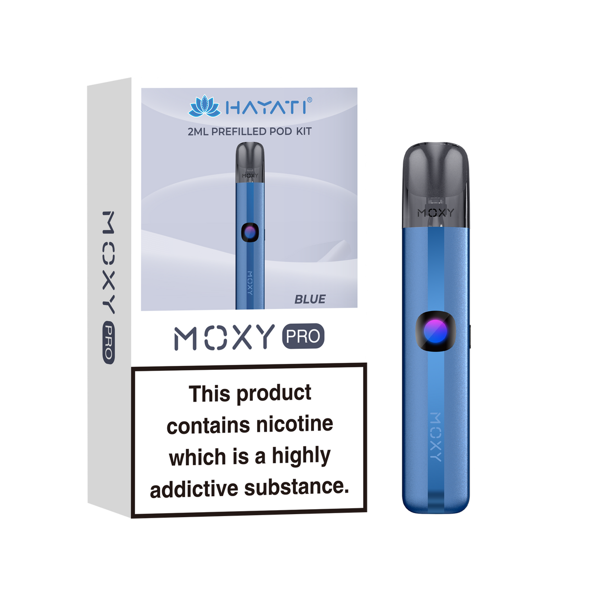 Hayati Moxy Pro Pod Vape Kit (Prefilled & Refillable)