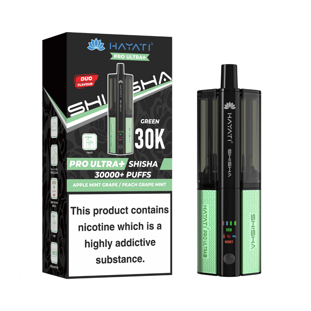 Hayati Pro Ultra Plus Shisha 30k Prefilled Pod Vape Kit