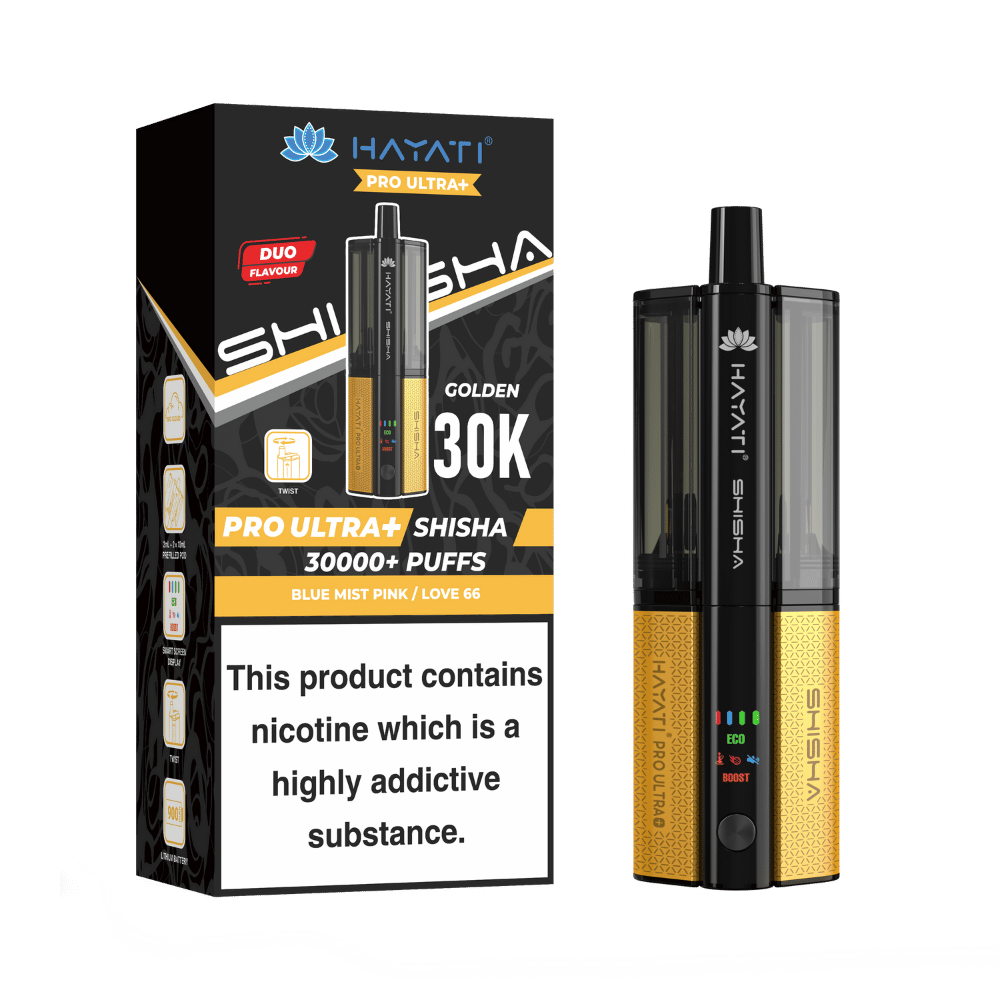Hayati Pro Ultra Plus Shisha 30k Prefilled Pod Vape Kit