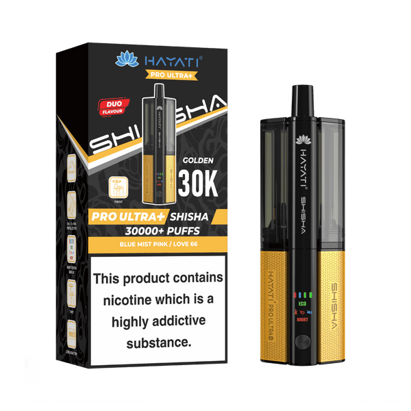 Hayati Pro Ultra Plus Shisha 30k Prefilled Pod Vape Kit