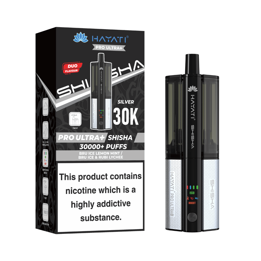 Hayati Pro Ultra Plus Shisha 30k Prefilled Pod Vape Kit