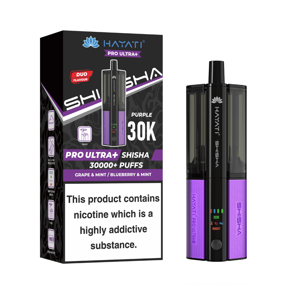 Hayati Pro Ultra Plus Shisha 30k Prefilled Pod Vape Kit