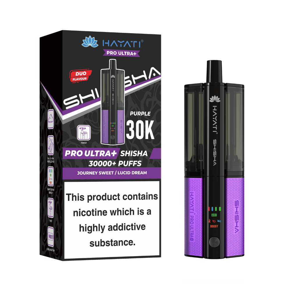 Hayati Pro Ultra Plus Shisha 30k Prefilled Pod Vape Kit