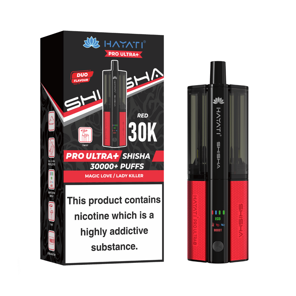 Hayati Pro Ultra Plus Shisha 30k Prefilled Pod Vape Kit