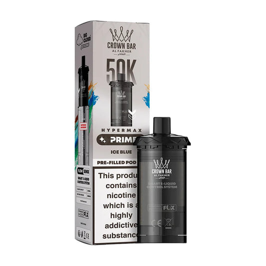 Al Fakher 50K Ice Blue Hypermax Prime Prefilled Pod
