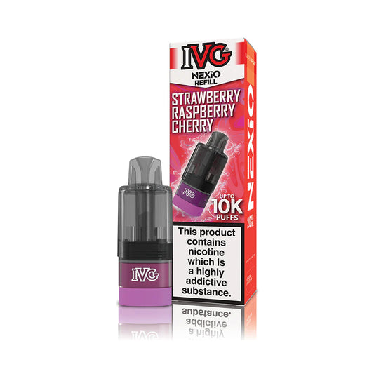 IVG Nexio Strawberry Raspberry Cherry Refills Pods