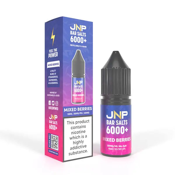 Juice N Power Bar Salts 6000+ Nic Salt 20MG