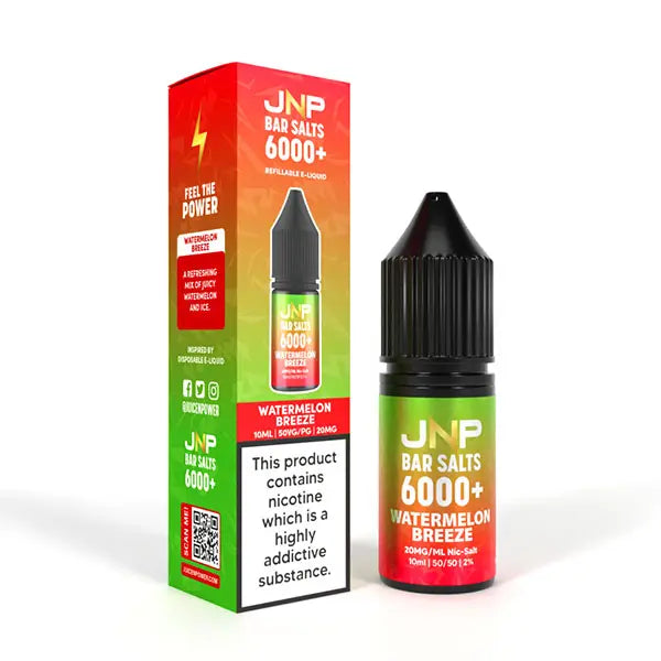 Juice N Power Bar Salts 6000+ Nic Salt 20MG