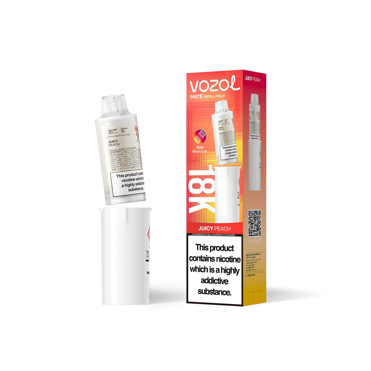 VOZOL MATE 18K Prefilled Pods
