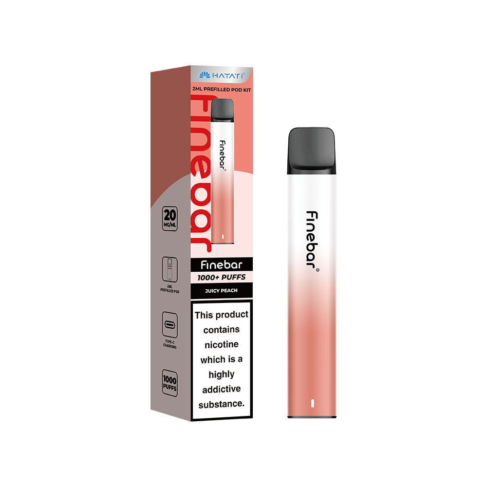 Hayati Finebar 1000 Plus Prefilled Pod Kit 20MG